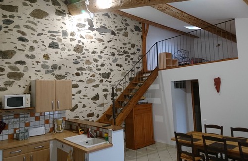Berlou House | Barn completely renovated stone country with private pool.