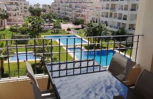 Roquetas de Mar Condo | Beach, pool and Golf, private Wifi.