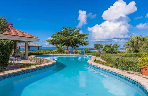 Spanish Town Villa | Beachcomber in Mahoe Bay by Personal Villas - Features Spectacular Sunsets and