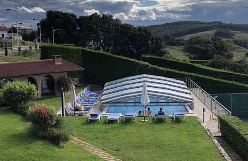 Mogro Apartment | Beachfront apartment with pool 200m and paddle tennis court