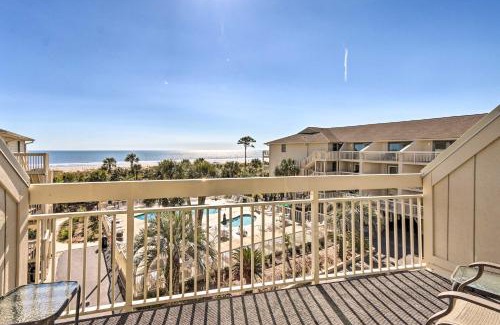North Forest Beach Apartment | Beachfront Condo with Pool Access in Hilton Head!