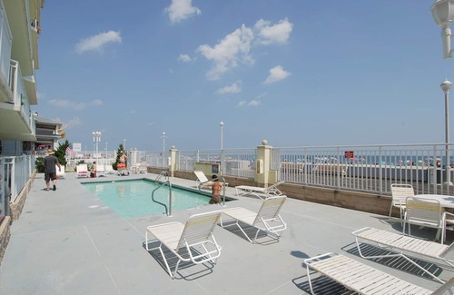Ocean City Condo | Beachfront condo with amazing views, pool, steps to beach boardwalk
