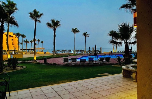 Centro Condo | Beachfront Ground Floor Condo A108 Princesa Resort - Newly Remodeled