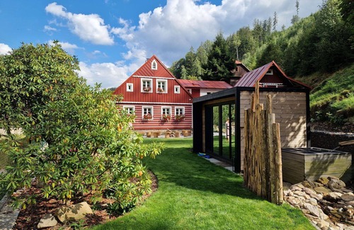 Pec pod Snezkou Villa | Beautiful private villa for 18 guests with WIFI, TV, patio and pets allowed