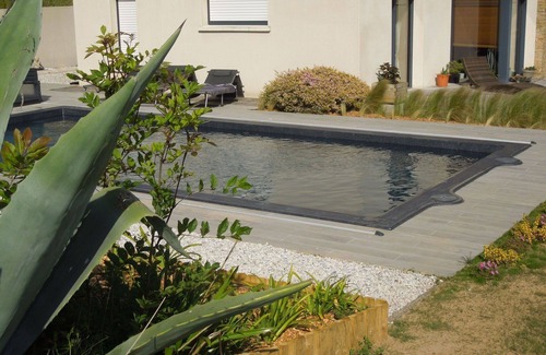 Saint-Michel-en-Greve Apartment | Beautiful apartment for 4 people with pool, WIFI, TV and patio
