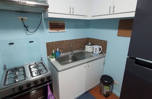 Wack-Wack Greenhills Condo | Beautiful 2-bedroom condo in nice Mandaluyong with WiFi, AC, fitness room