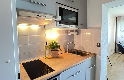 Loffingen Apartment | Beautiful apartment for 3 guests with pool, WIFI, TV, balcony, pets allowed and panoramic view