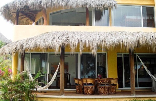 Ixtapa - Zihuatanejo Villa | Beautiful beachfront home, infinity pool on spectacular Pacific Ocean bay.