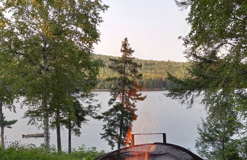 Spring Lake Cabin | Beautiful Cabin w/ lake frontage , dock and kayaks.