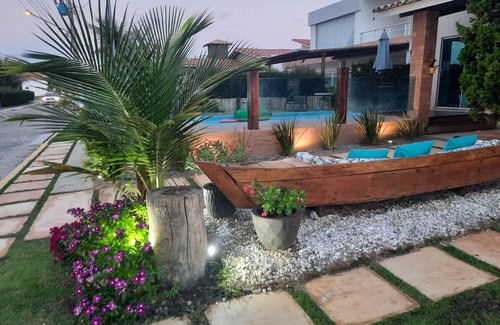 Mosqueiro House | Beautiful furnished 5-suite beach house with swimming pool in gated sea front community.