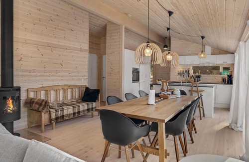 Hojby House | Beautiful home in Højby with sauna