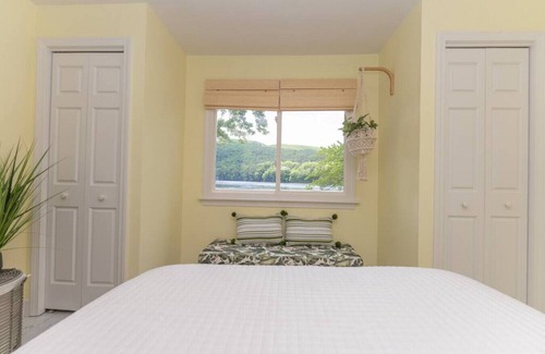 Lake Luzerne-Hadley House | Beautiful home on the river with Private Dock.