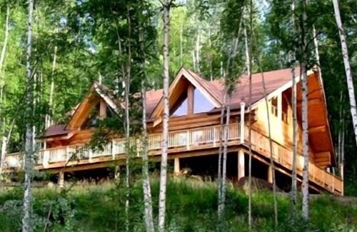 Fairbanks House | Beautiful Log Lodge with Spectacular Views