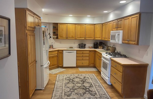 Petoskey House | Beautiful modern Petoskey home with lake frontage, dock and boat slip.