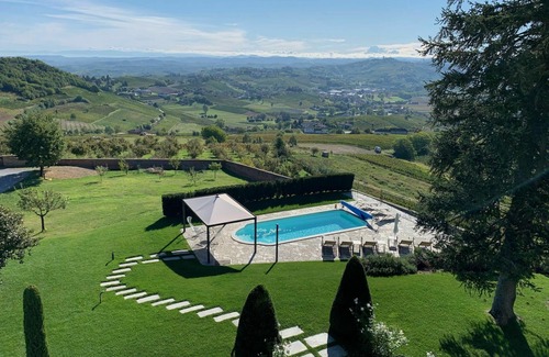 Costigliole d'Asti Villa | Beautiful private villa for 12 guests with private pool, WIFI, A/C, TV, patio and panoramic view