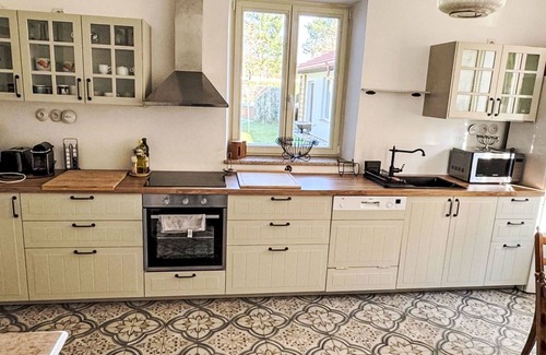 Sudomerice u Bechyne House | Beautiful private villa for 11 guests with WIFI, TV, patio and pets allowed