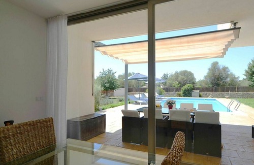 Binissalem Villa | Beautiful private villa for 10 people with pool, A/C, WIFI, TV, patio, pets allowed and parking