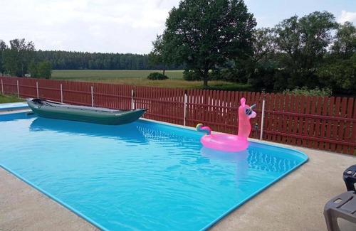 Skrychov u Malsic Villa | Beautiful private villa with private pool, WIFI, TV, terrace, pets allowed and panoramic view
