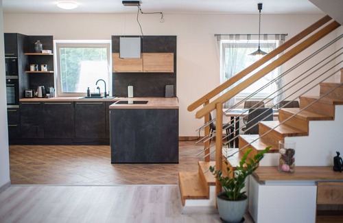 Prague 11 House | Beautiful private villa for 8 guests with private pool, WIFI, TV and patio