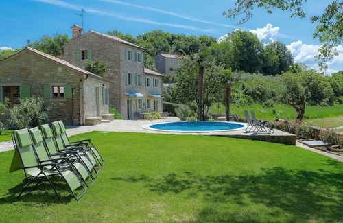 Krasica Villa | Beautiful private villa with WIFI, A/C, private pool, TV, patio, pets allowed and panoramic view