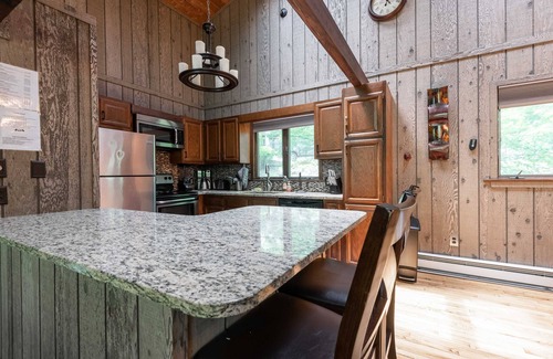 Bushkill Cabin | Beautiful Rustic Cabin! Pool Table, 6 TVs, WiFi, Linens/Towels, A/C,FirePit