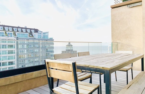 Knokke Apartment | Beautiful Specious Design Duplex Penthouse With sea View