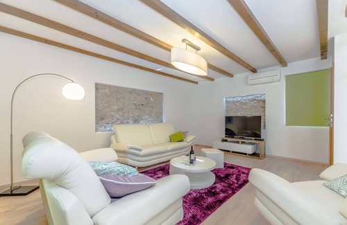 Crno House | Beautiful stone house, furnished in modern-rustic style.