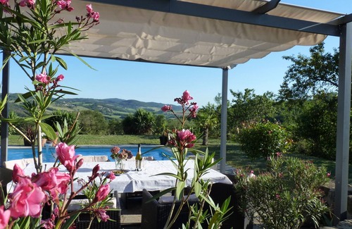 Usson House | Beautiful stone house , heated pool,1 hectare of land. Family friendly,local