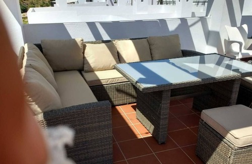 Playa Macenas Apartment | Beautiful top floor apartment with direct sea views 2 min walk to beach Macenas