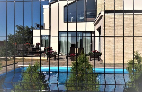 Lany Villa | Beautiful villa for 4 guests with pool, WIFI, TV, balcony and panoramic view