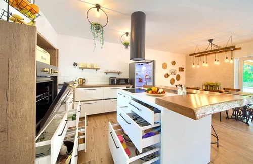 Dobrinj Villa | Beautiful Villa Green Pearl with heated pool
