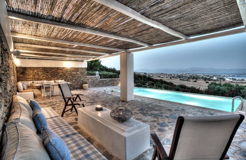 Drios Villa | Beautiful villa with private pool and panoramic sea view of Golden Beach