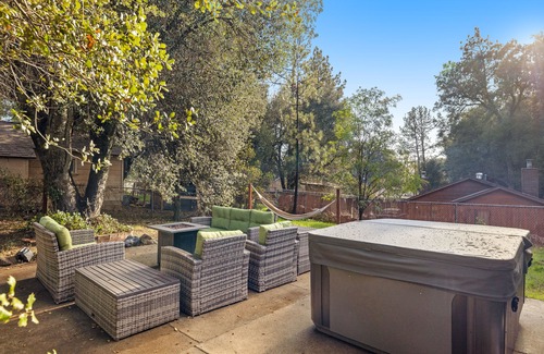 Pine Valley House | Beautifully updated home with private hot tub near trails & State Park