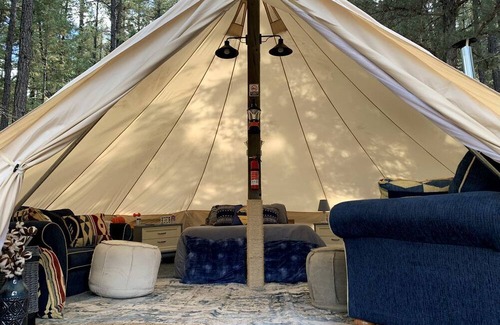 Boncarbo RV Rental | Bell Tent for Four for Dreamy Glamping Escapes in Colorado