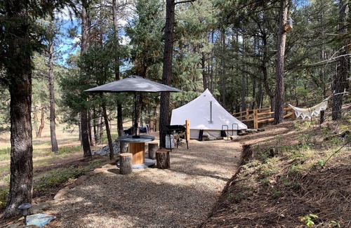 Boncarbo RV Rental | Bell Tent for Four for Dreamy Glamping Escapes in Colorado