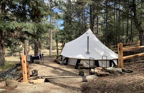 Boncarbo RV Rental | Bell Tent for Four for Dreamy Glamping Escapes in Colorado