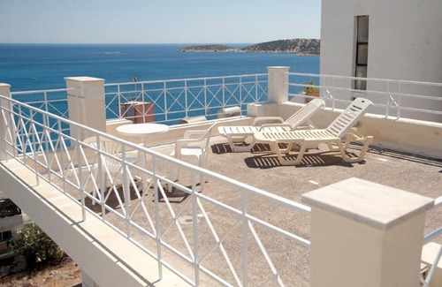Agios Nikolaos Apartment | Bellevue Suites Studio 2 with Pool View