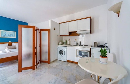 Agios Nikolaos Apartment | Bellevue Suites Studio 2 with Sea View