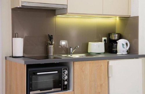 Agios Nikolaos Apartment | Bellevue Suites Studio 3 with Sea View