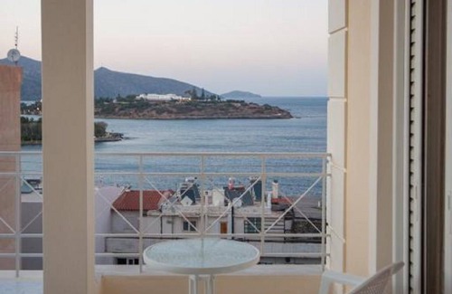 Agios Nikolaos Apartment | Bellevue Suites Studio 3 with Sea View