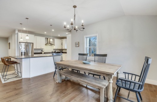 Stowe Area House | Benjamin Trail: 4 br, gas fireplace, a/c, deck with Mansfield views!