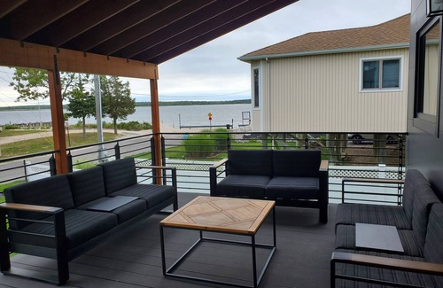 Flanders House | Best family beach house!nRelax at our waterfront house with boat dock.