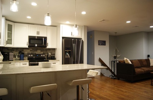Lake Hopatcong House | BestOBothWorlds.2G@HandcraftedWoodTerrace.GameRoom