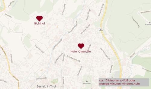 Seefeld in Tirol Apartment | Bichlhof Appartements, mit Wellness im Hotel Charlotte