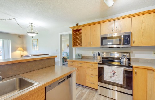 Big Sky Apartment | Big Sky Condo - Patio, Fireplace & Mountain Views