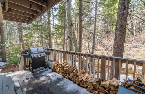 June Lake Condo | Birch Creek #8 Forest Setting, located on Reversed Creek