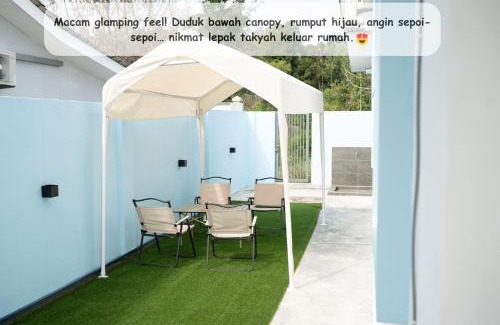Si Rusa House | Biru Home PD Famili Selesa Suppa Pool & Aircond
