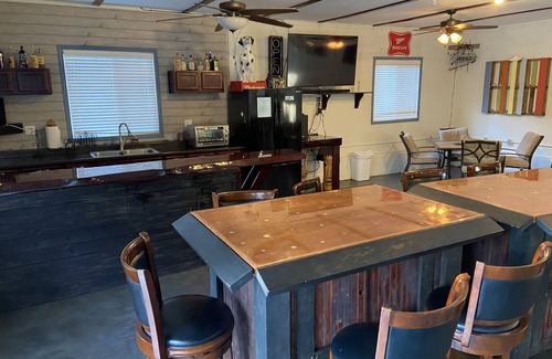 Kalkaska House | Blue Bear Hideout the ultimate set up for large groups and get togethers!