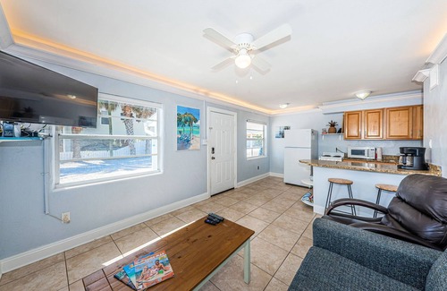 Indian Rocks Beach Apartment | Blue Water #1 beachside ground level apt.
