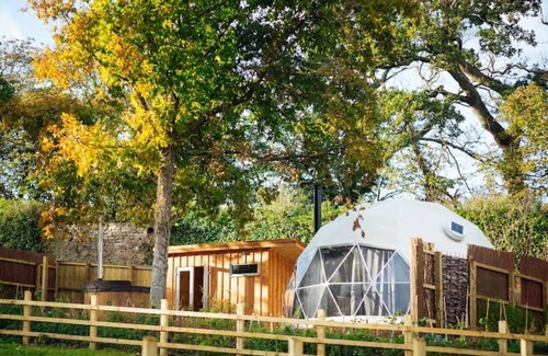 Lawrenny Cabin | Bluebell, Luxury Dome with private Hot Tub